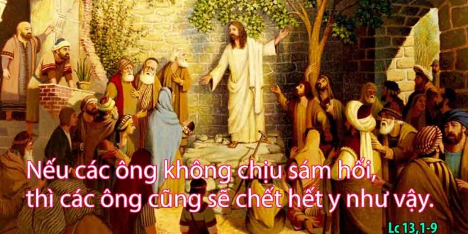 Hiệp sống Tin Mừng: Chúa nhật 3 Mùa Chay năm C